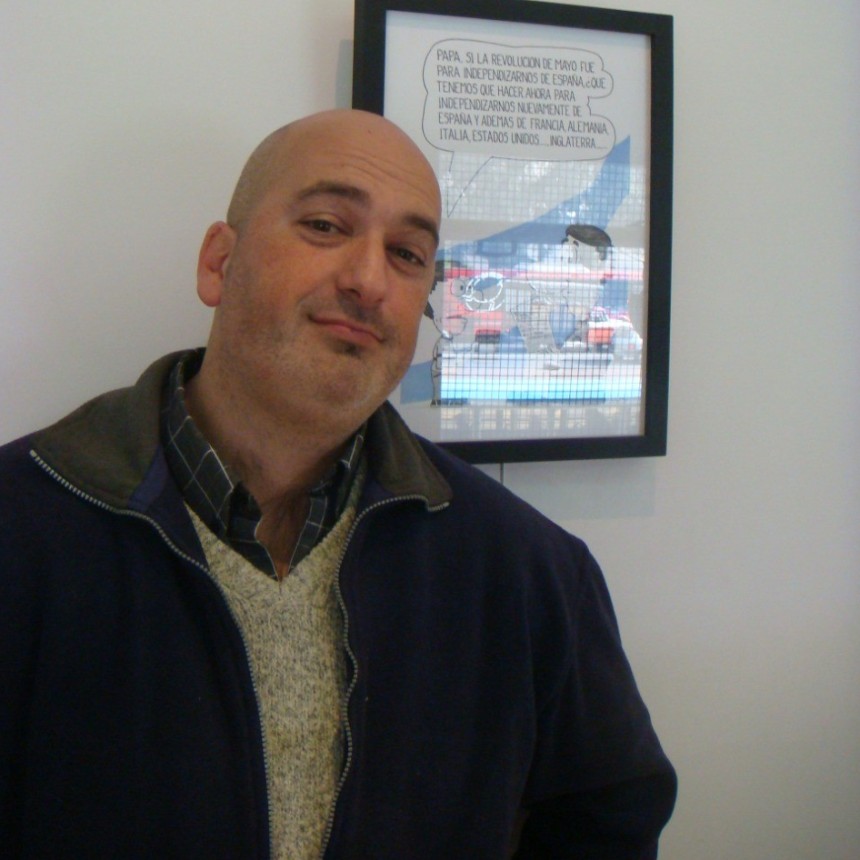 Gabriel Ferrari &ldquo;Fechu&rdquo;, un caricaturista que llega a una Bienal Internacional en M&eacute;xico